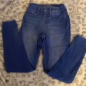 High rise jeans